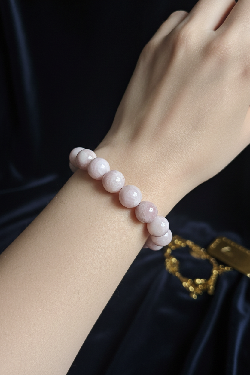 Kunzite Beaded Bracelet
