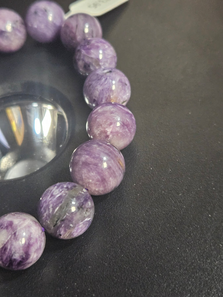 Charoite Beaded Bracelet