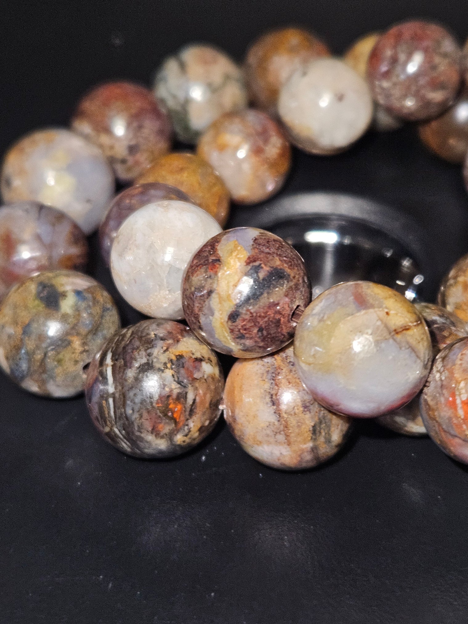 Pietersite Beaded Bracelet