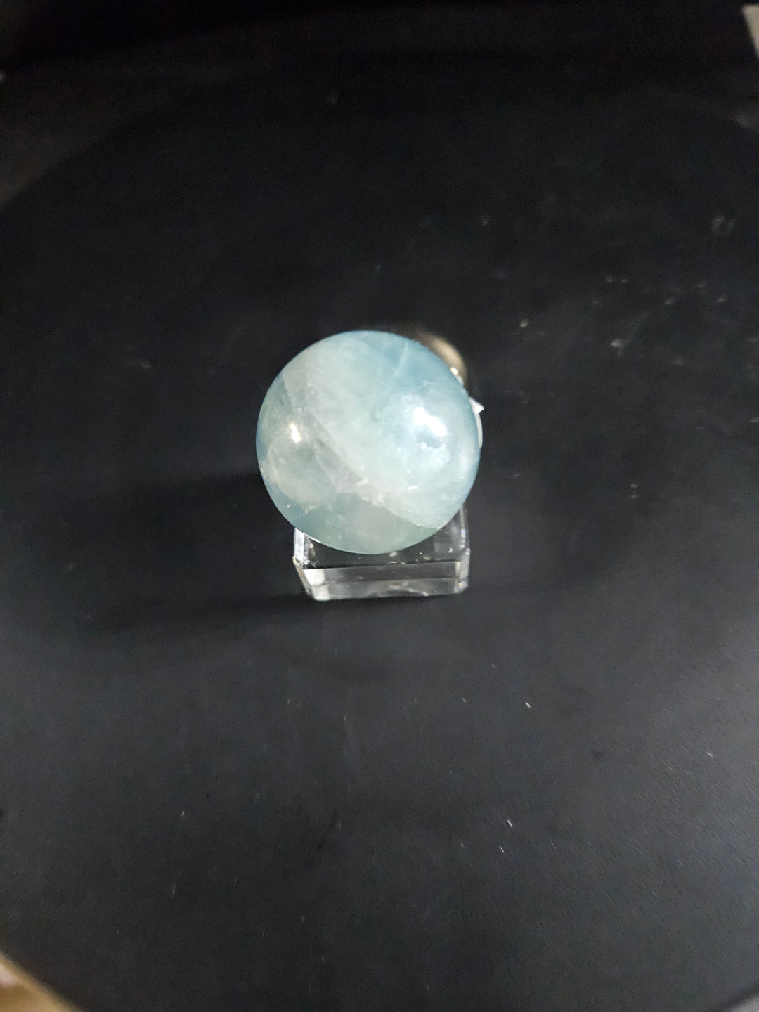 Blue Fluorite Sphere – 33 mm