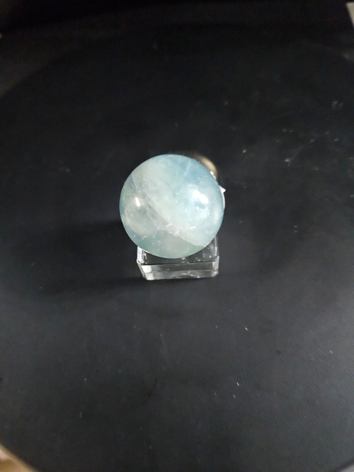 Blue Fluorite Sphere – 33 mm