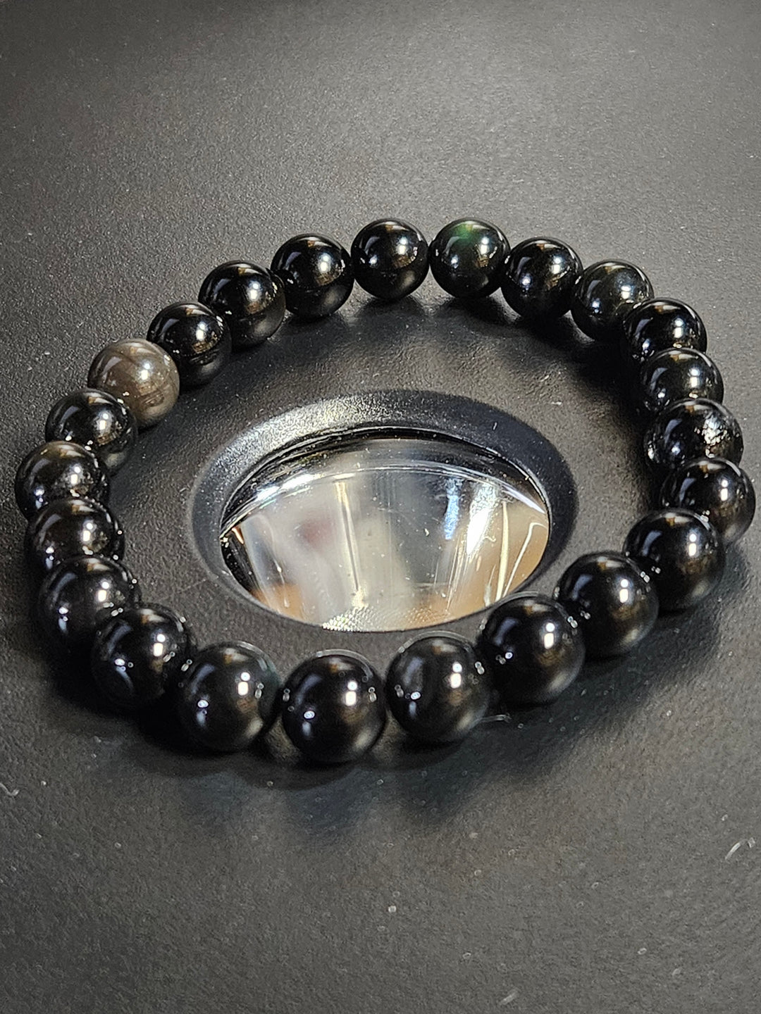 Rainbow Obsidian Beaded Bracelet
