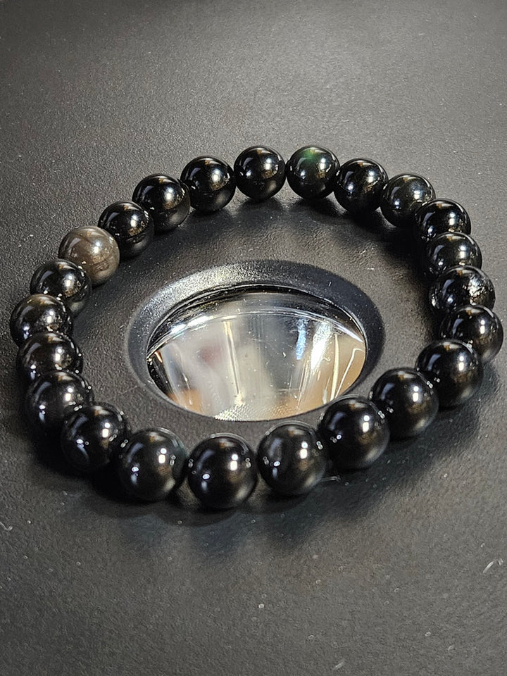 Rainbow Obsidian Beaded Bracelet