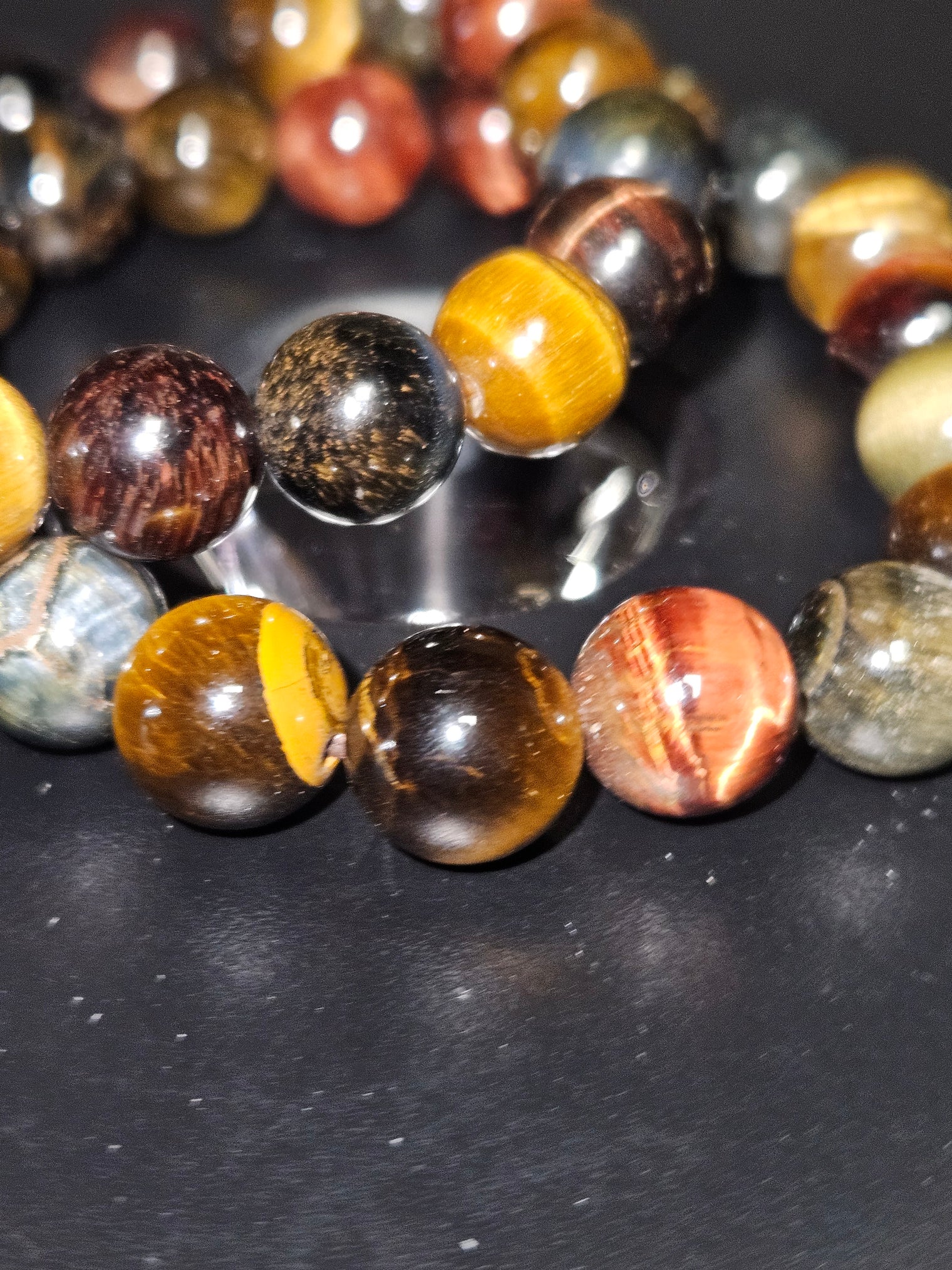 Mixed Tiger Eye Beaded Bracelet