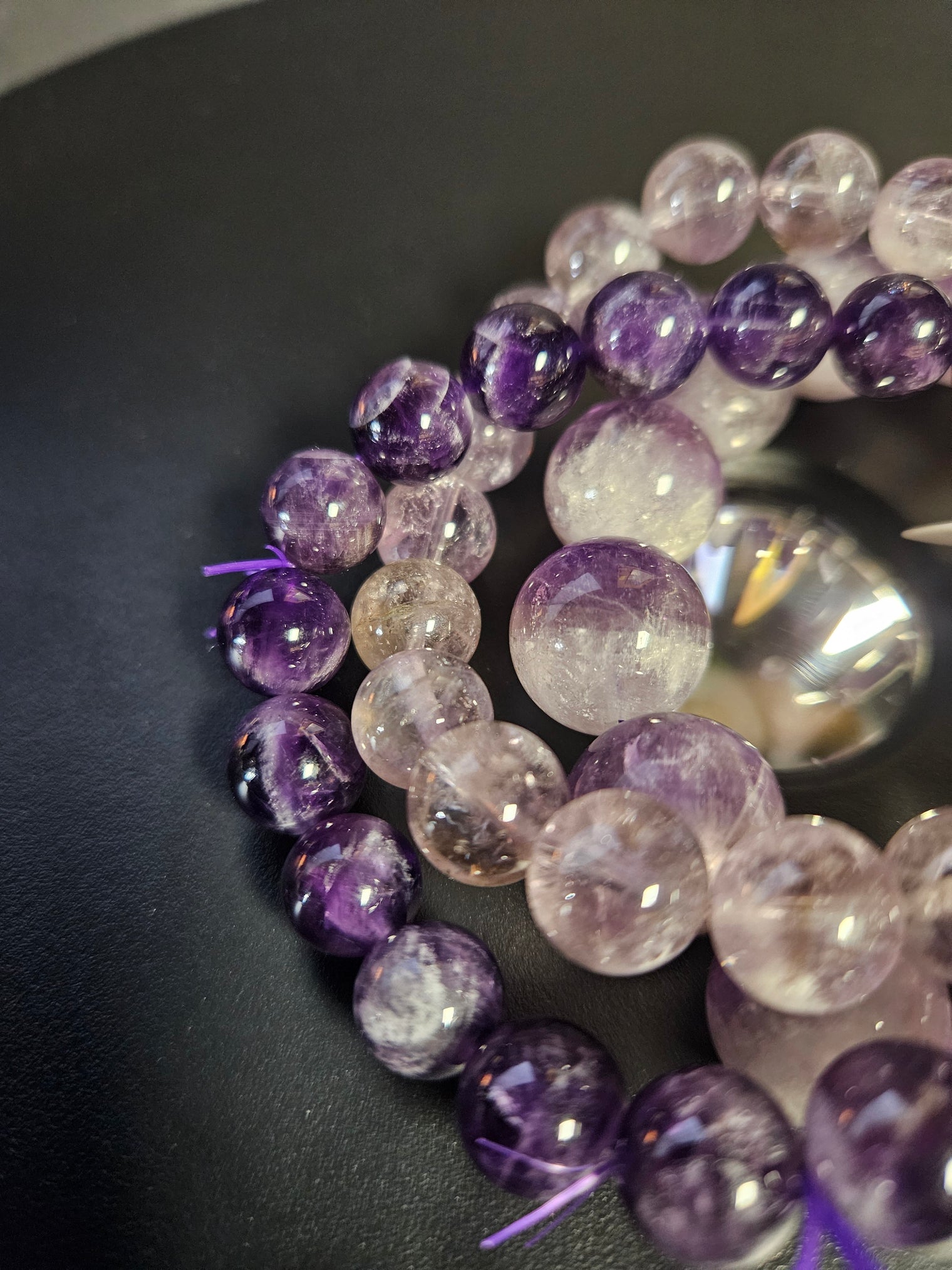 Amethyst Beaded Bracelet