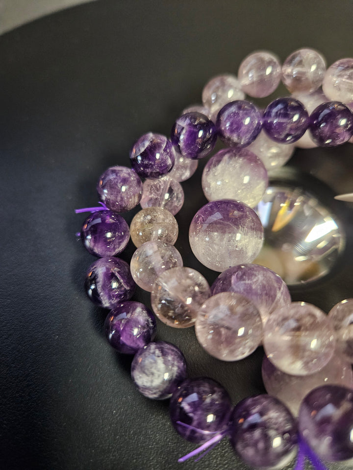 Amethyst Beaded Bracelet