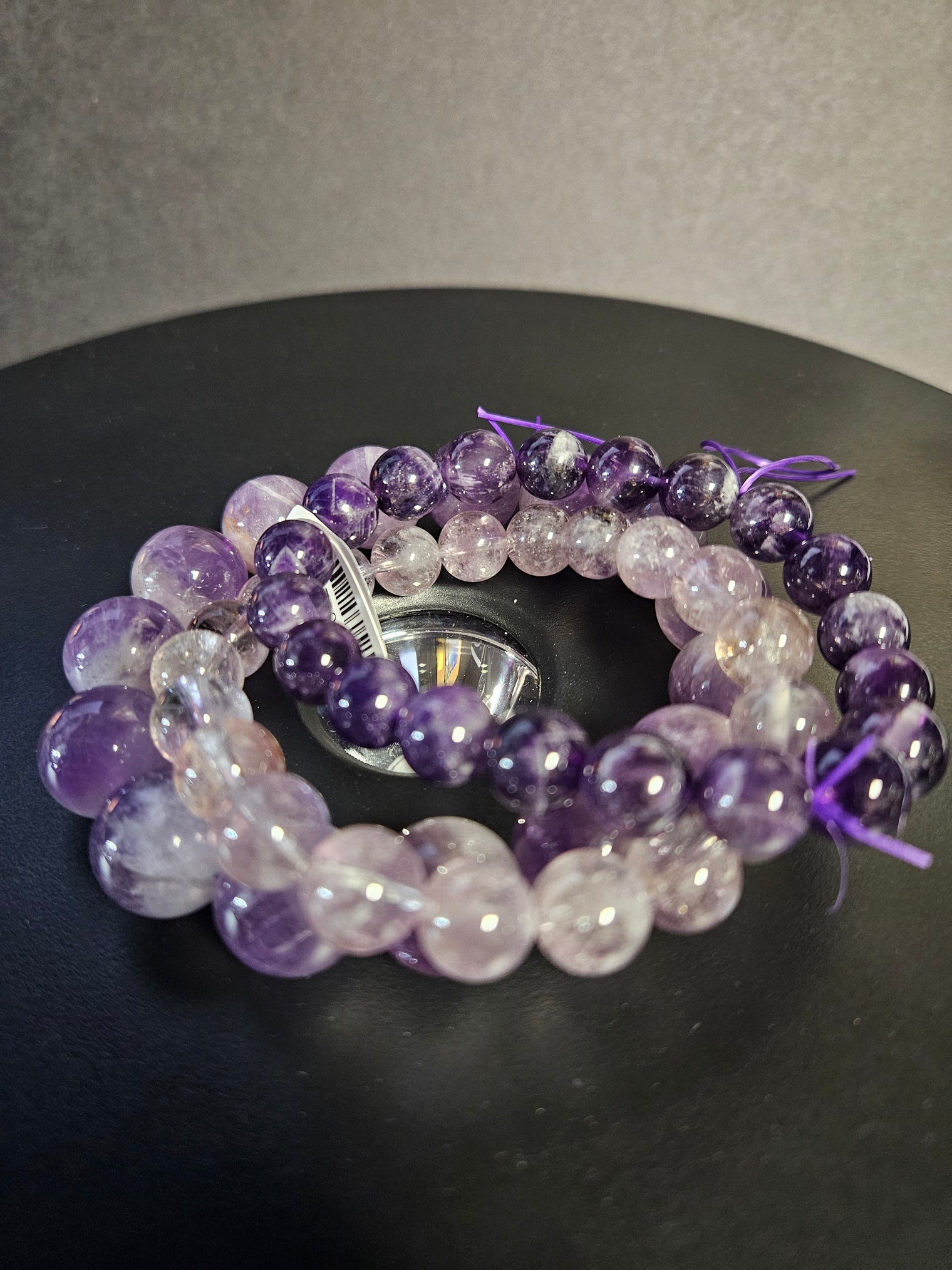 Amethyst Beaded Bracelet