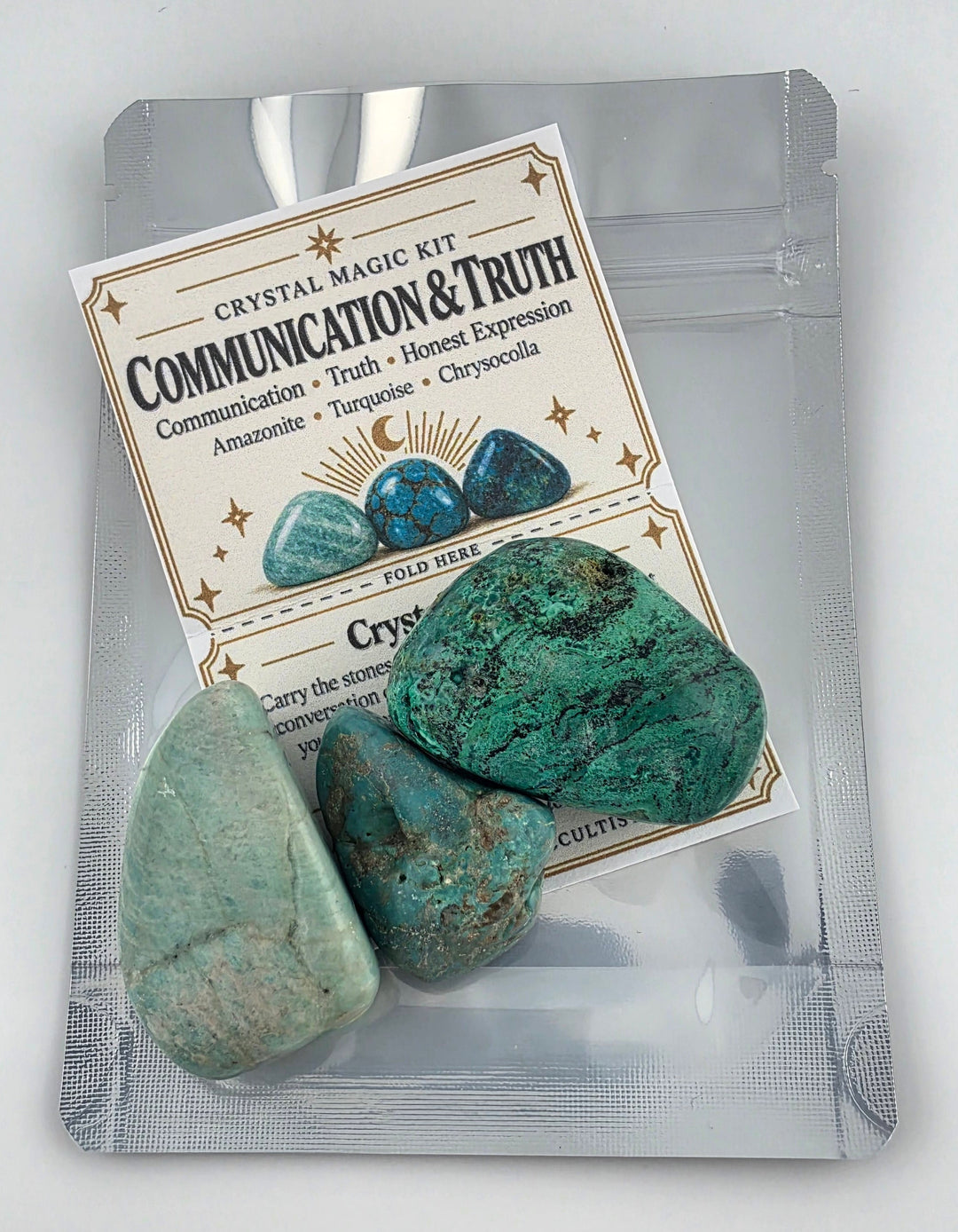 Communication &amp; Truth Crystal Magic Kit
