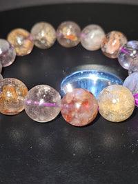 Purple Garden Quartz Beaded Bracele