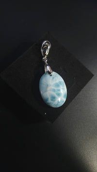 Oval Larimar Pendant