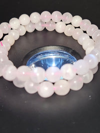 Pink Calcite Beaded Bracelet