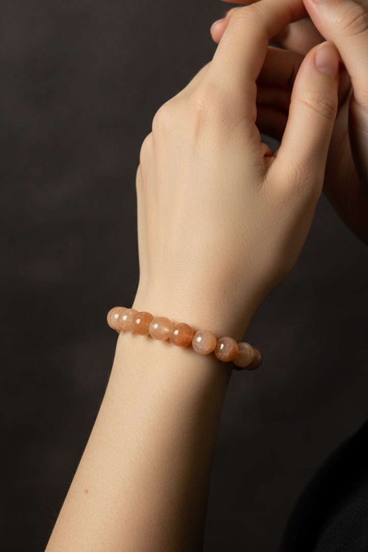 Arusha Sunstone Beaded Bracelet