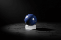 Selenite Sphere Holder – Cleansing & Lunar Altar Stand
