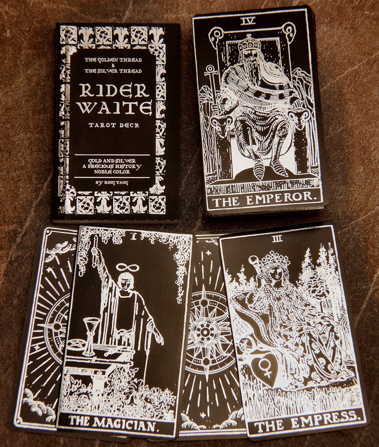Silver Thread Tarot Deck – 78 Card Rider-Waite Set