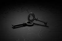 Medium vintage-style decorative skeleton key