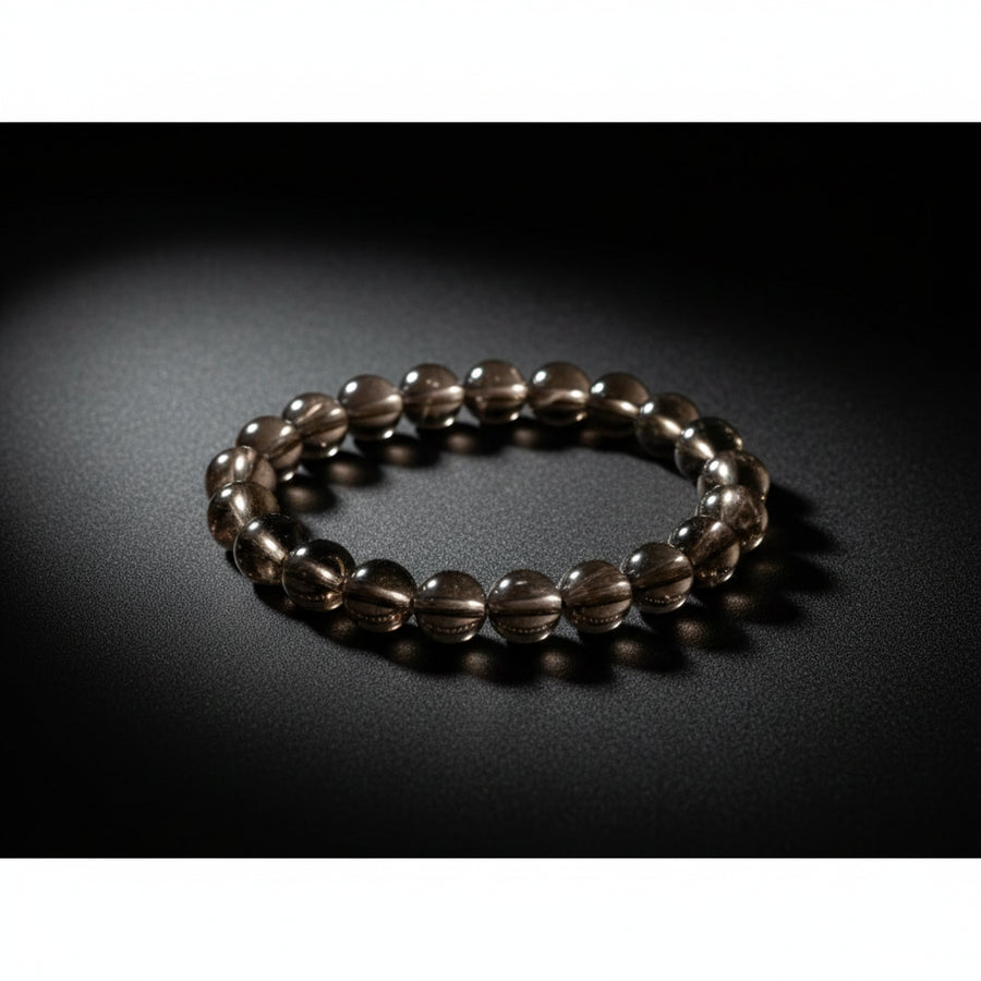 Smoky Quartz Beaded Bracelet