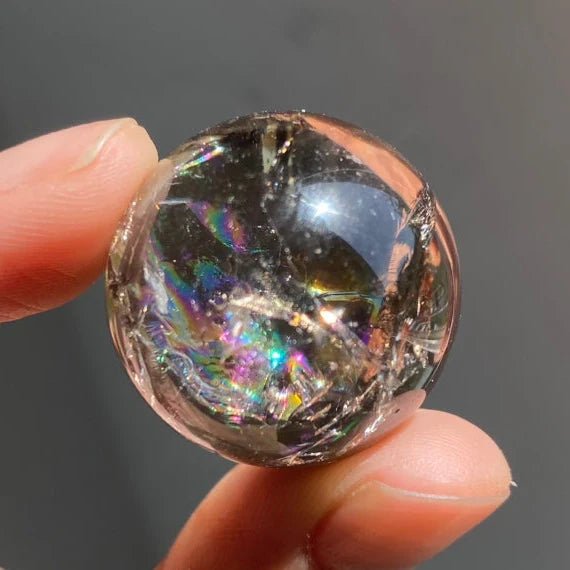 Smoky Quartz Rainbow Mini Sphere