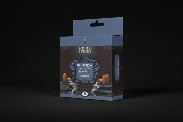 Soul Sticks Good Luck backflow incense cones package