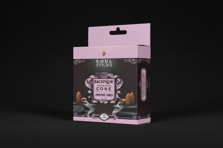 Positive Vibes Backflow Cones - Soul Sticks  (12)