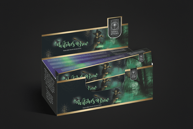 Soul Sticks Witches Brew masala incense package