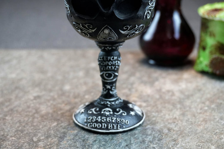 Spirit Board Goblet – Occult Chalice with Talking Board Design