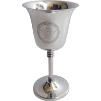 Stainless Steel Chalice with Engraved Pentacle – Medium Ritual Cup