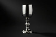 Small unmarked stainless steel ritual chalice