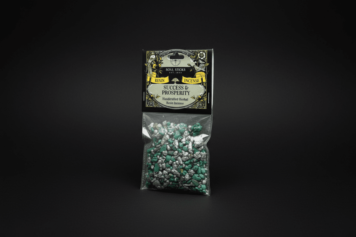 Success and Prosperity resin incense package