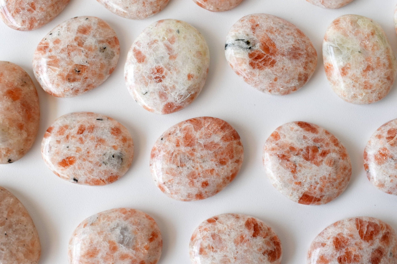 Sunstone Palm Stone – Polished Pocket Crystal