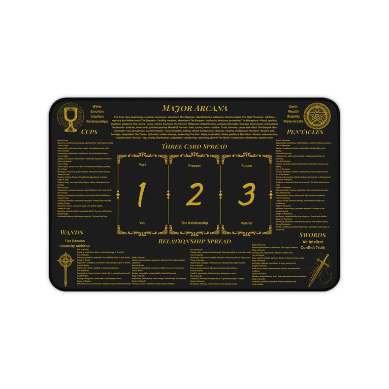 “The Seeker’s Guide” – Tarot Beginner’s Desk Mat (12x18”)