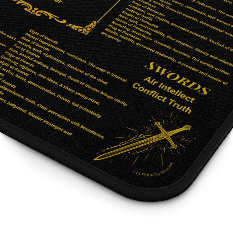 “The Seeker’s Guide” – Tarot Beginner’s Desk Mat (12x18”)