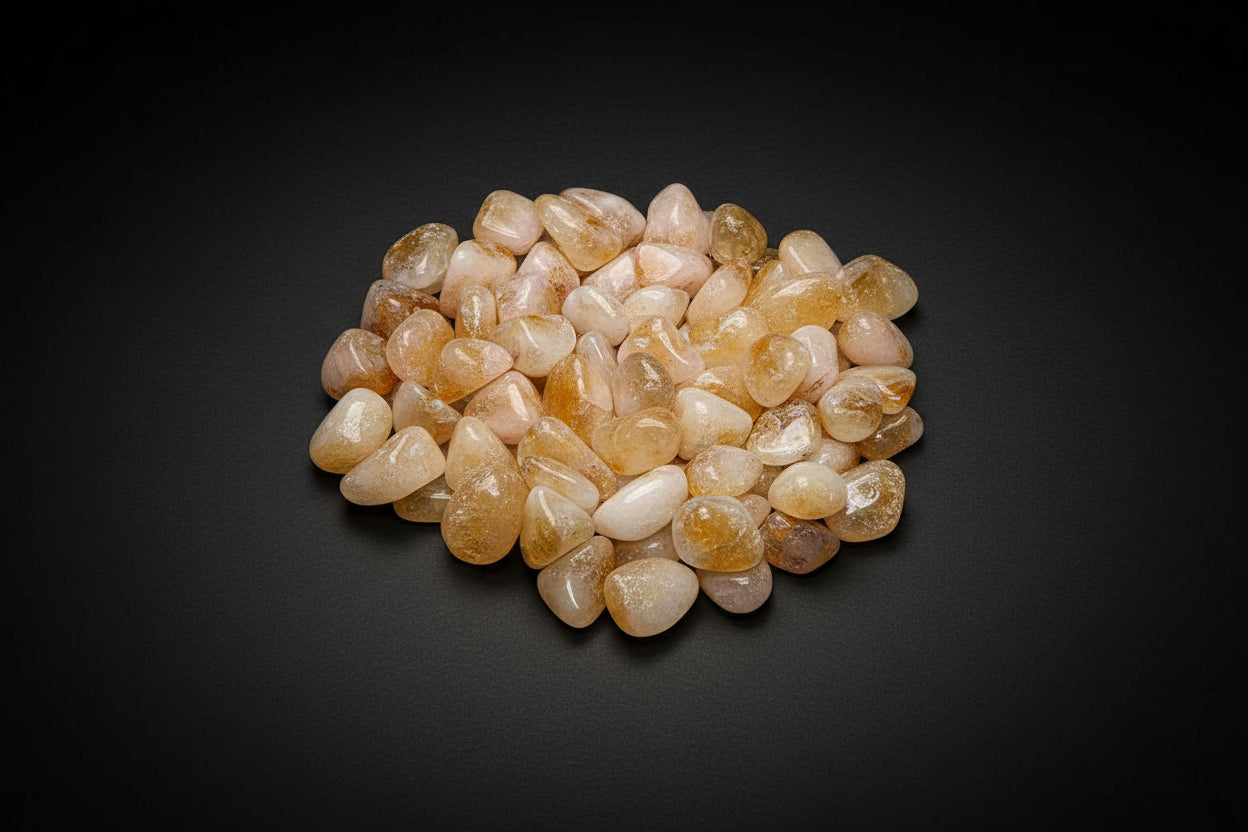 Representative polished yellow-to-golden stones sold as Citrine; color, clarity, shape, and size vary