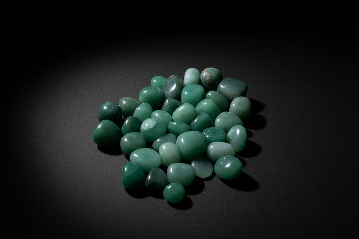 Polished Green Aventurine tumbled stones