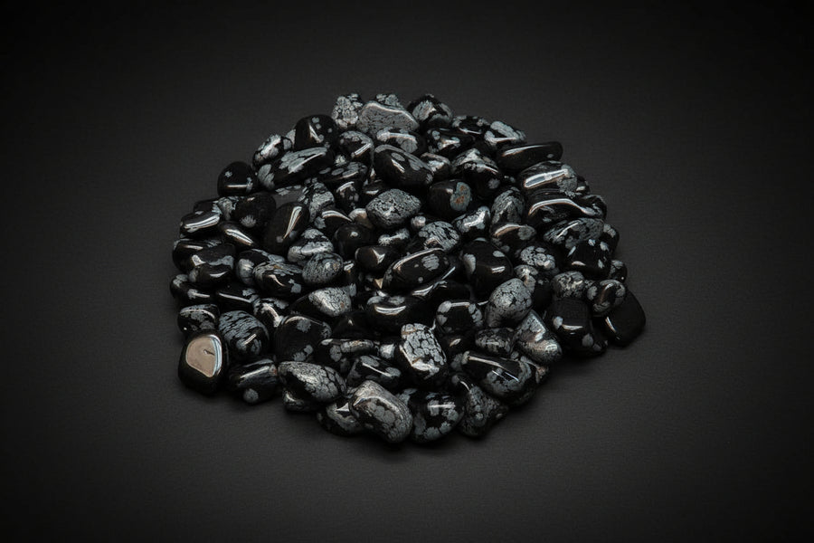 Snowflake Obsidian Tumbled Stone
