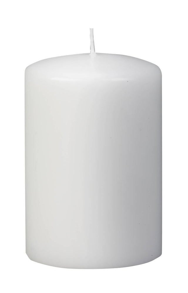 White Pillar Candle – 4 x 6 inch Ritual Flame of Clarity, handcrafted for spiritual focus and ritual work
