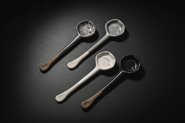 Handpicked witch's ritual spoon with decorative handle