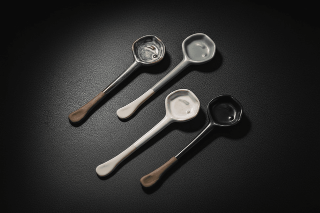 Handpicked witch's ritual spoon with decorative handle