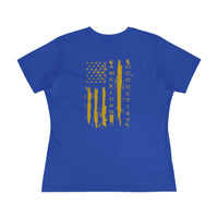 Women’s Gold Flag Tee – American Occultist Streetwear