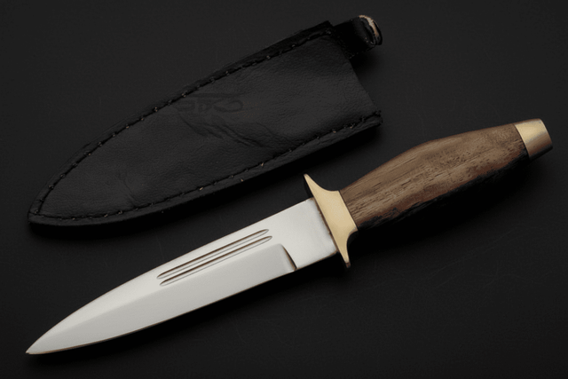 Ceremonial athame with a wooden handle