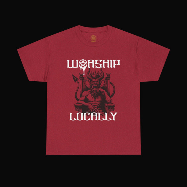 Worship Locally Tee – Devil on His Throne