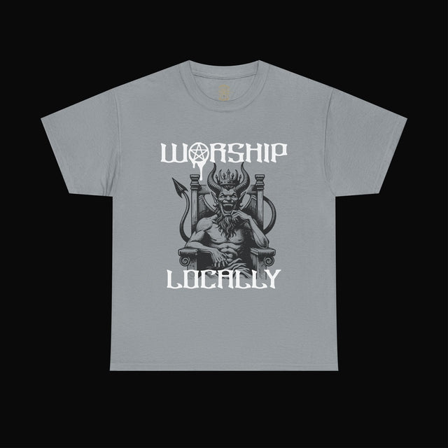 Worship Locally Tee – Devil on His Throne