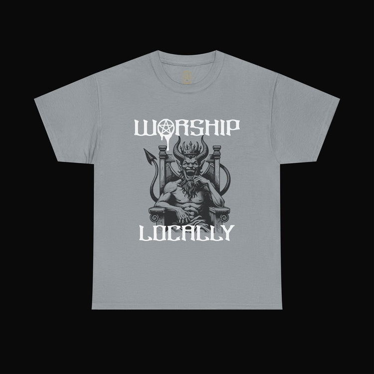 Worship Locally Tee – Devil on His Throne