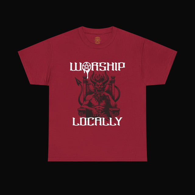 Worship Locally Tee – Devil on His Throne