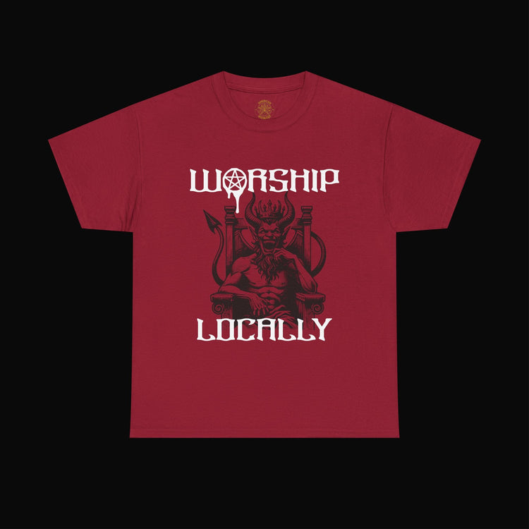 Worship Locally Tee – Devil on His Throne