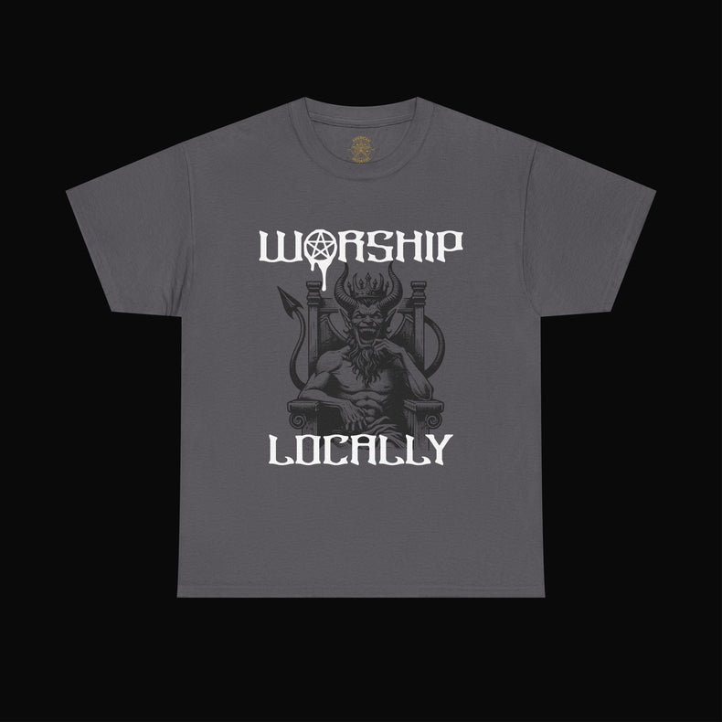Worship Locally Tee – Devil on His Throne