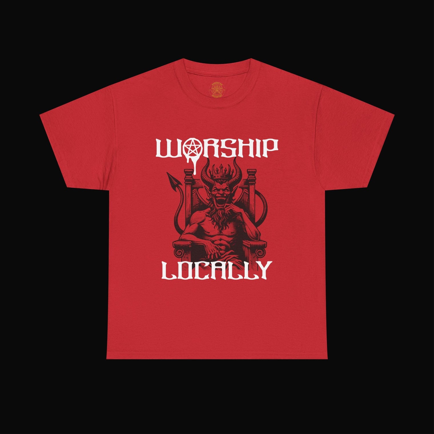 Worship Locally Tee – Devil on His Throne