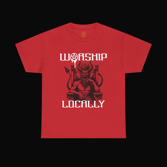 Worship Locally Tee – Devil on His Throne