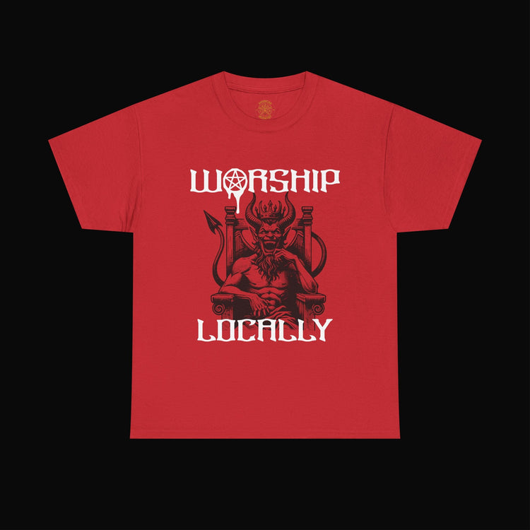 Worship Locally Tee – Devil on His Throne